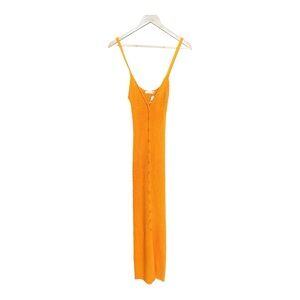 Lush Mustard Bodycon Knit Dress small NWT